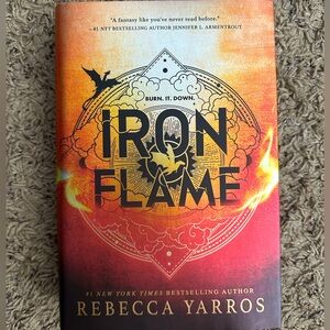 First Edition with sprayed edges Iron Flame by Rebecca Yarros